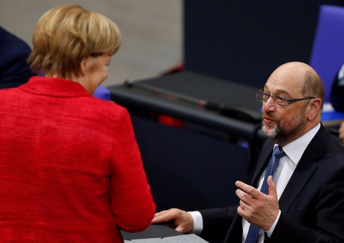 Merkel y Schulz