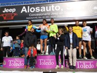 La alcaldesa de Toledo defiende el Tajo en la marcha por el río que ha congregado a 5.000 personas