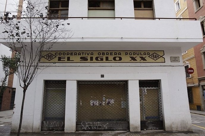 L'edifici de l'antiga Cooperativa del Segle XX