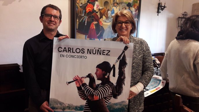 Presentación del concierto de Carlos Núñez