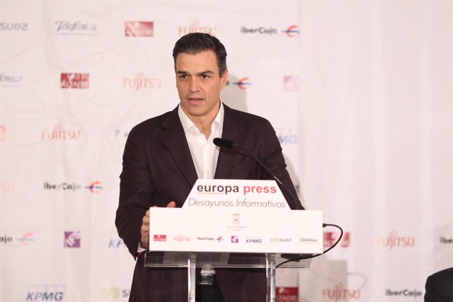 Pedro Sánchez en el Desayuno Informativo de Europa Press de Iceta