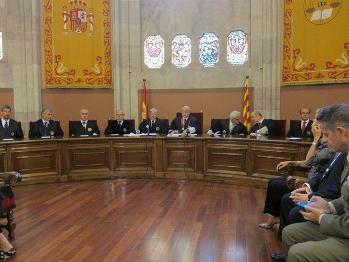 José María Romero de Tejada (fiscal en cap Catalunya) Miquel Ángel Gimeno (TSJC)