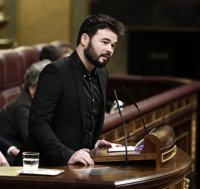 Rufián (ERC): "Ahora toca defender y ganar la República catalana en unas elecciones ilegítimas e impuestas"