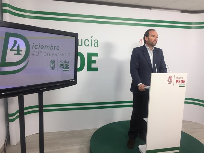 El secretario de Organización del PSOE de Huelva, José Fernández. 