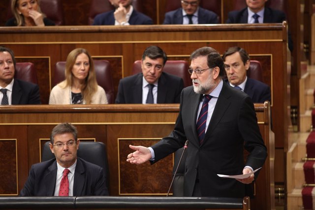 Rajoy en la sesión de control al Gobierno en el Congreso