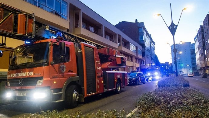 Incendio en una vivienda en San Andrés del Rabanedo (León)