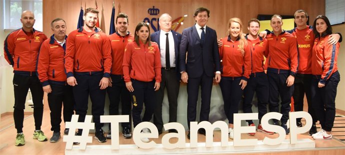 Selección española de halterofilia para el Mundial de Anaheim