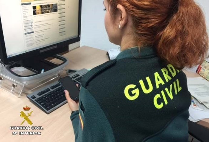 Guardia Civil en Isla Cristina. 