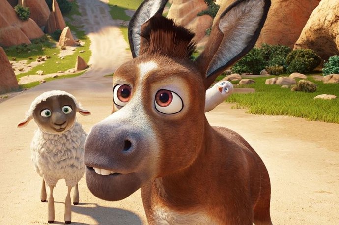 Bo, el asno que vive las aventuras de Se armó el Belén