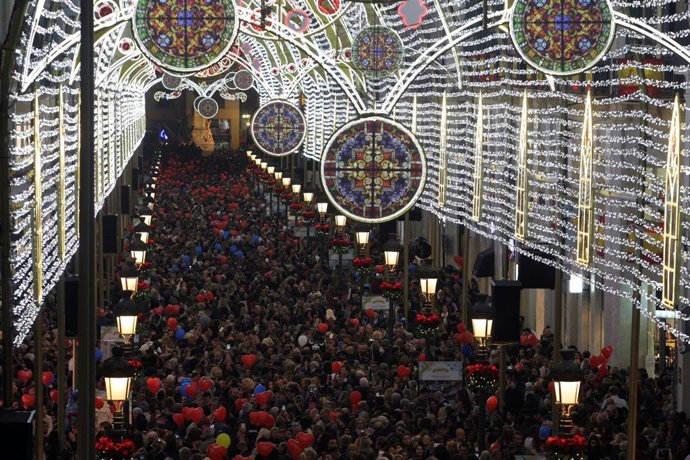 Alumbrado, Navidad, Málaga, 