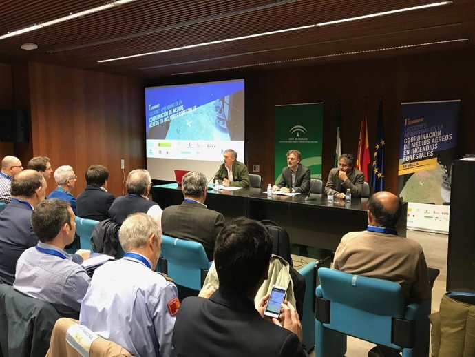 Reunión de responsables de medios aéreos de extinción de incendios