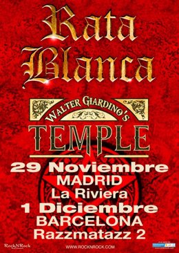 RATA BLANCA WALTER GIARDINOS TEMPLE