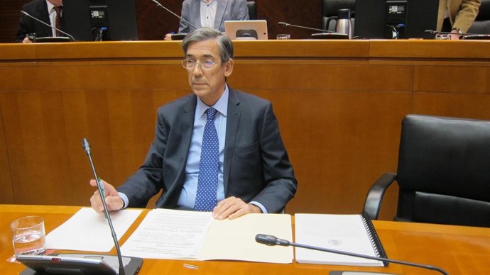 José María Rivera ha comparecido este lunes en las Cortes de Aragón