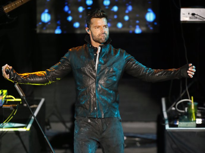 Singer Ricky Martin performs at the iHeartRadio Theater Los Angeles in Burbank, 