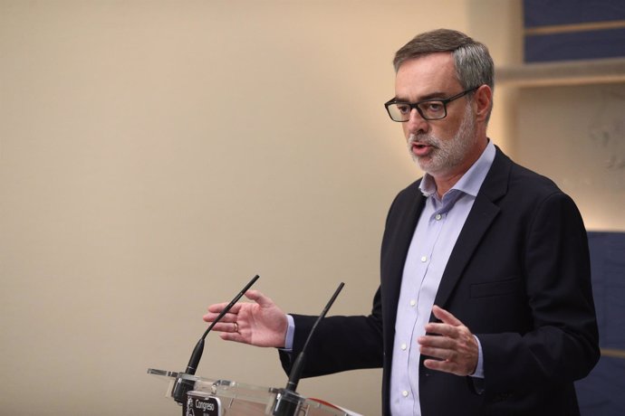 Rueda de prensa de José Manuel Villegas en el Congreso