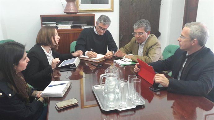 El delegado  de Salud, Manuel Herrera