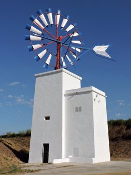 Molino de viento restaurado