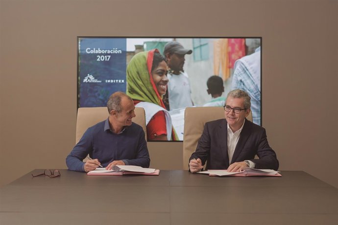 Inditex aporta 2,3 millones de euros a MSF