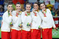 El conjunto español de gimnasia rítmica, plata en Río 2016, protagoniza el cortometraje 'Más que plata'