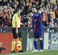 Betfair da por válido el gol de Messi en Mestalla y paga las apuestas por la victoria del FC Barcelona