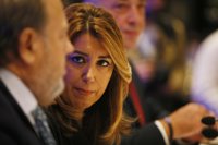 Susana Díaz aborda con el sector de la aceituna de mesa los aranceles de EEUU