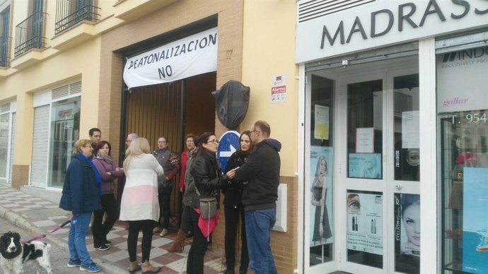 Concentración en Castilleja.