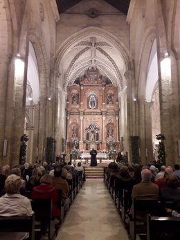 Inauguración de la nueva iluminación interior de la Iglesia de San Miguel