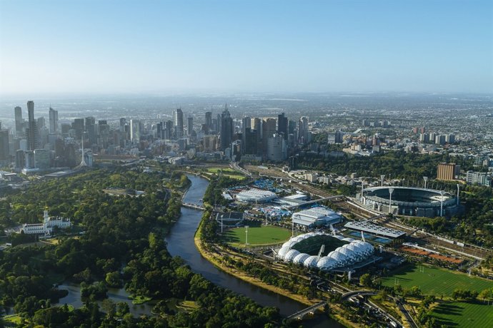 Melbourne, capital de Victòria, Austràlia