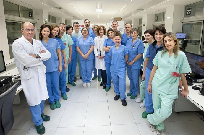 Equipo de CHN que realizó la extracción del pulmón en asistolia