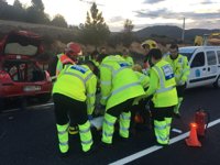 El choque frontal de dos vehículos en Villar de Olalla se salda con un fallecido de 38 años y una herida de 51