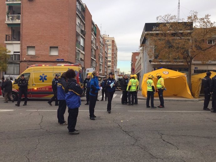 Incendio en Fuencarral