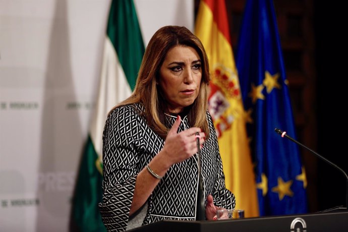 Susana Díaz, tras el Consejo de Gobierno de la Junta