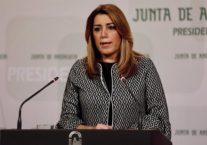 Rueda de prensa de Susana Díaz tras el Consejo de Gobierno