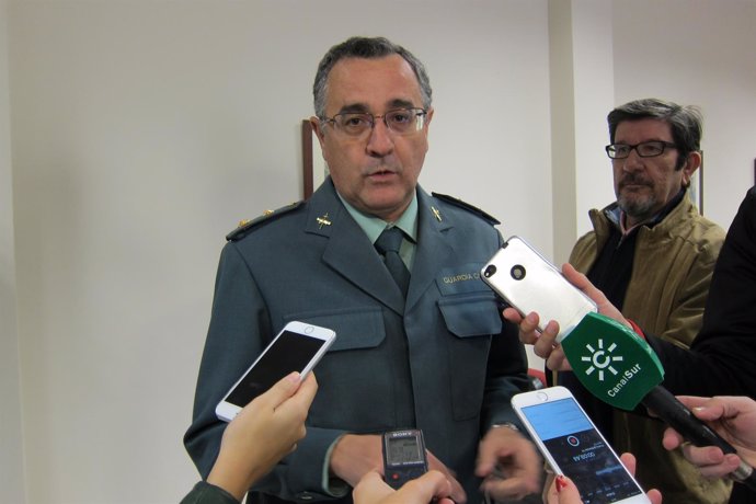 El jefe de la Comandancia de la Guardia Civil de Jaén, Luis Ortega.