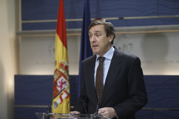 Roda de premsa de Rafael Hernando al Congrés