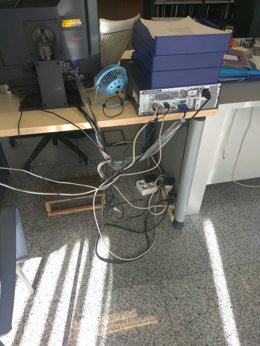 Ordenador en la Ciudad de la Justicia