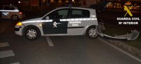 Detenidos dos hombres por el robo de más de 100 móviles y herir a un guardia civil en su huida