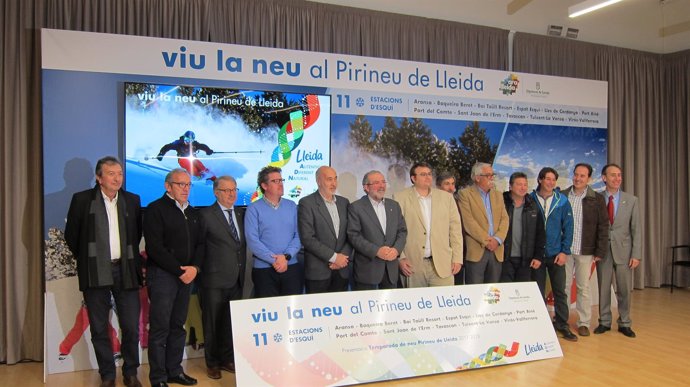 Presentación de la campaña de esquí de las estaciones de Lleida