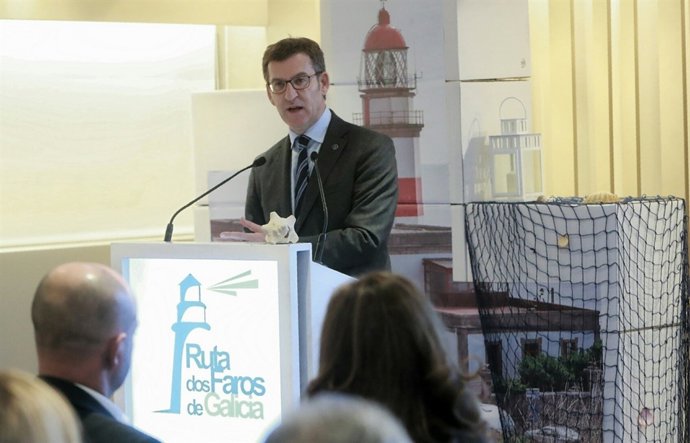 El presidente de la Xunta, Alberto Núñez Feijóo, presenta la Ruta de los Faros