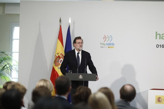 Rajoy en la entrega de reconocimientos por el día contra la violencia de género
