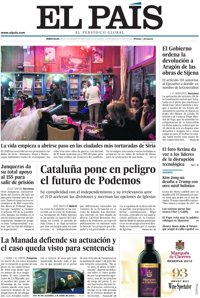 Las portadas de los periódicos de hoy, miércoles 29 de noviembre de 2017