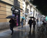 Lluvias generalizadas y descenso de temperaturas este miércoles en la Comunitat