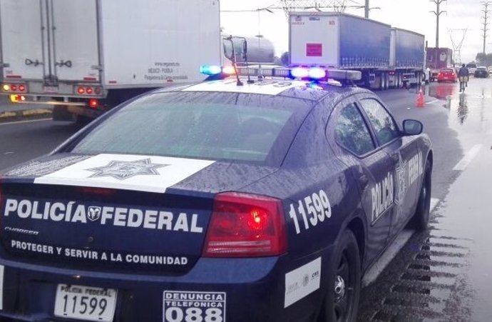 Un vehículo de la Policía Federal de México