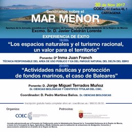 Folleto del Seminario Mar Menor (Baleares y Delta del Ebro)