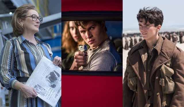 Los papeles del Pentágono, Baby Driver, Dunkerque