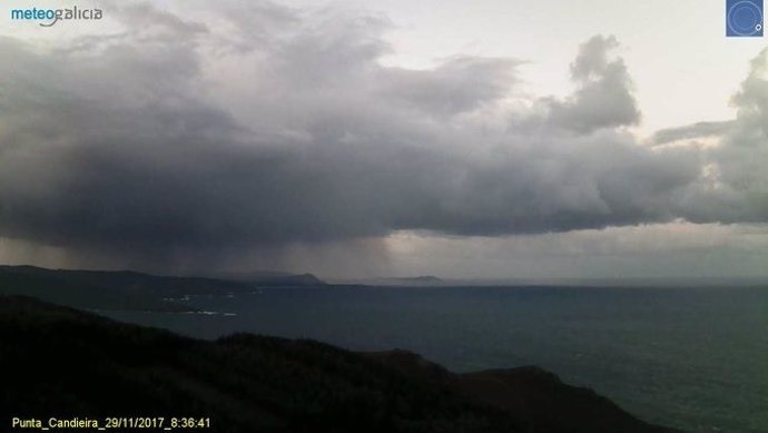 Inestabilidad meteorológica en Galicia.