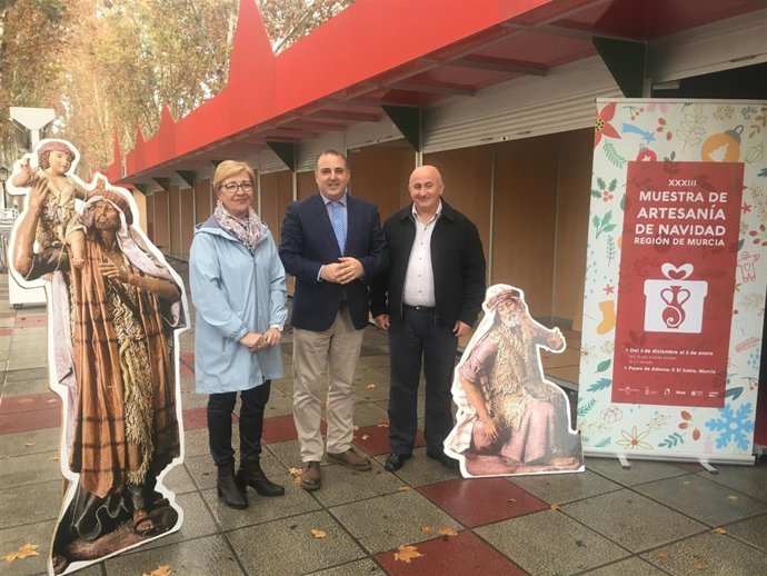 Maruja Pelegrín, Francisco Abril y Arcadio Hernández