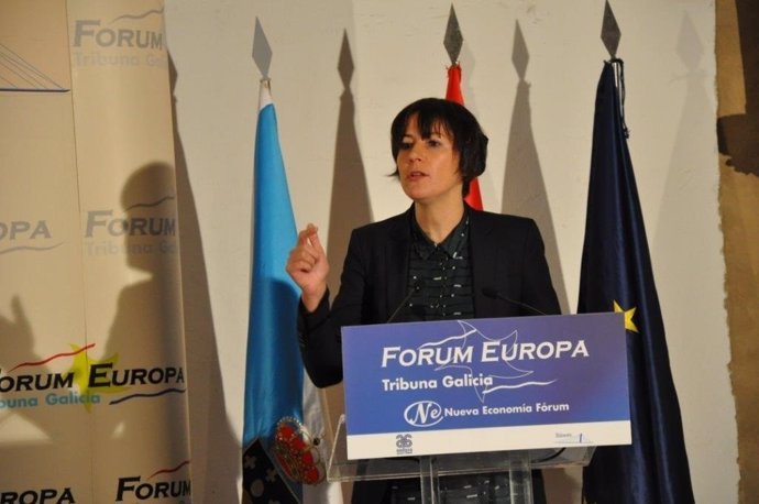 Ana Pontón, portavoz nacional del BNG, en Fórum Europa