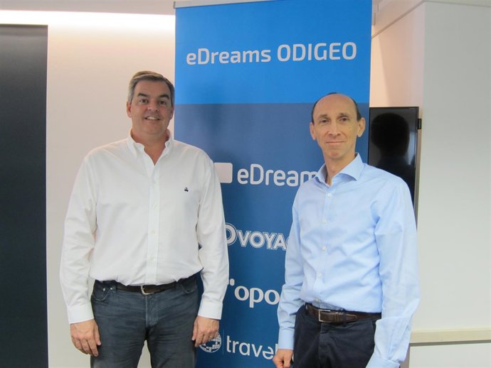 David Elizaga, CFO de eDreams, y Dana Dunne, consejero delegado de eDreams