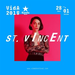 St. Vincent en el Vida 2018